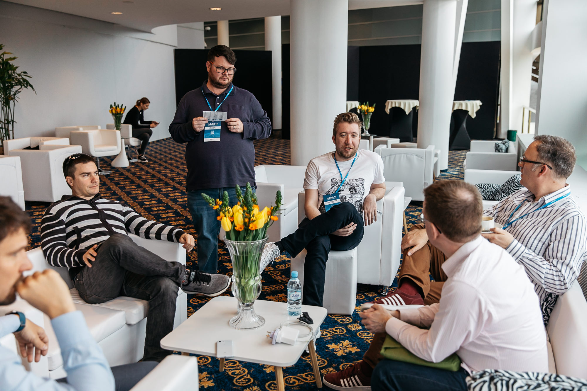 inOrbit conference speakers reception